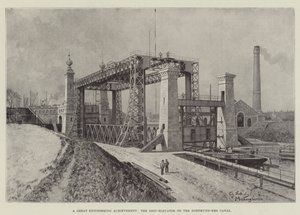 Un gran logro de ingeniería, el elevador de barcos en el canal Dortmund-Ems de Fritz Stoltenberg